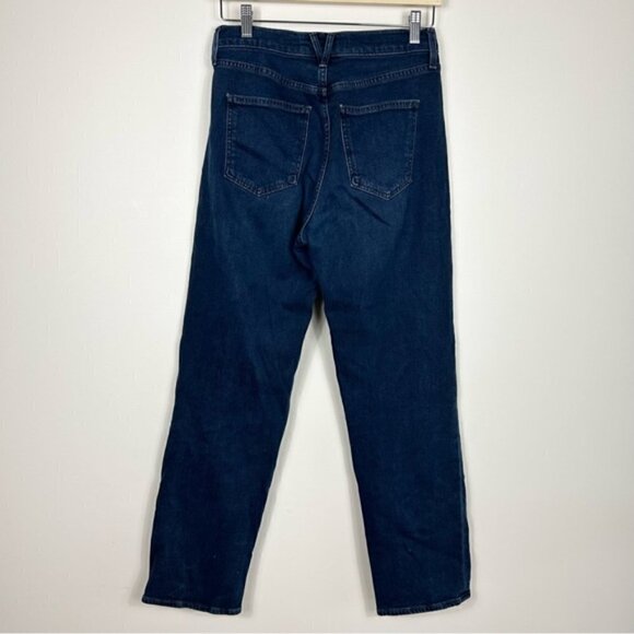 Veronica Beard Blue Straight Leg Jeans Button-Fly 26 - Picture 8 of 8